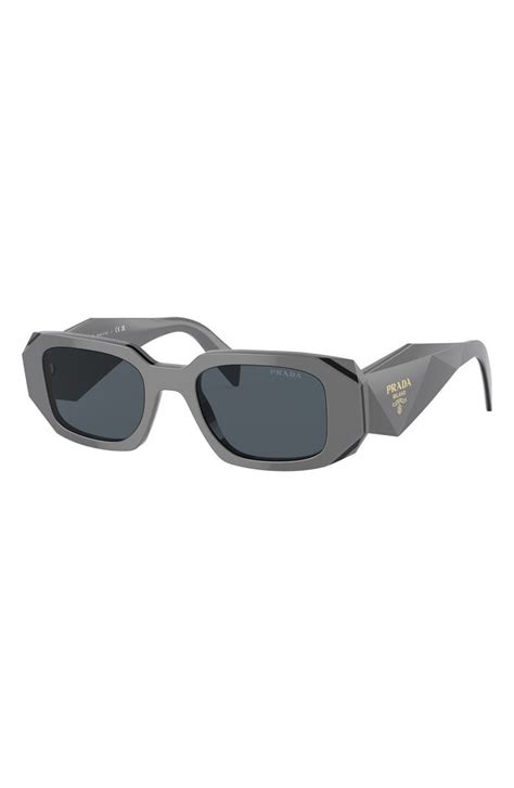 prada 51mm rectangle sunglasses|prada 51mm rectangular sunglasses.